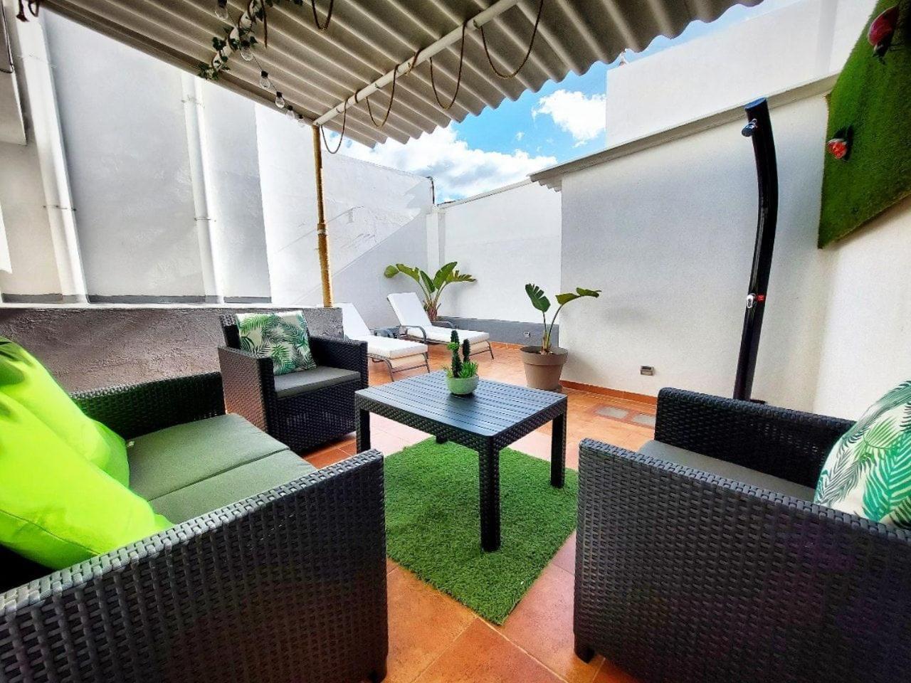 Casa Bimba Agaete Con Terraza Y Ducha Exterior 아파트 외부 사진